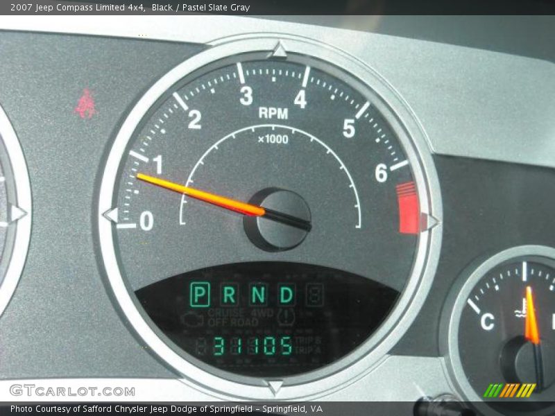 Black / Pastel Slate Gray 2007 Jeep Compass Limited 4x4