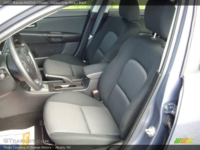 Galaxy Gray Mica / Black 2007 Mazda MAZDA3 i Sedan