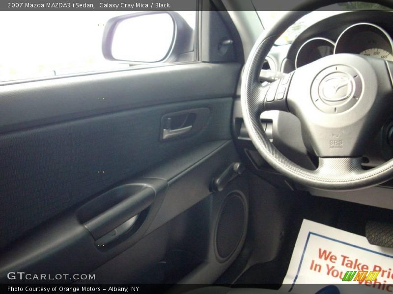 Galaxy Gray Mica / Black 2007 Mazda MAZDA3 i Sedan