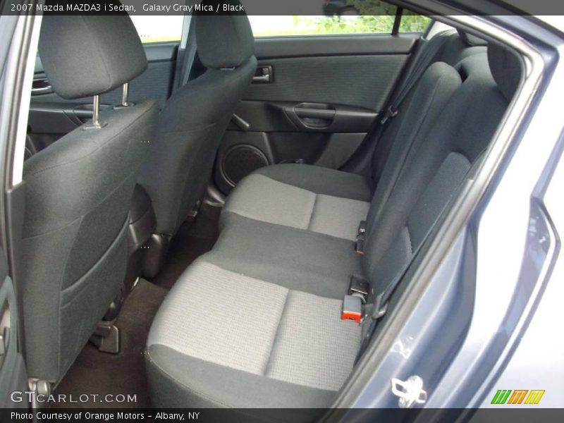 Galaxy Gray Mica / Black 2007 Mazda MAZDA3 i Sedan