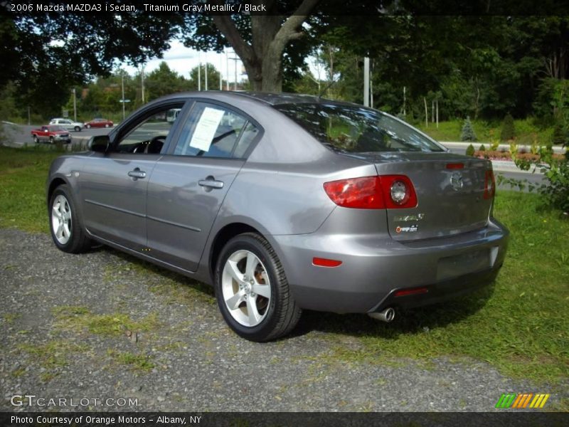 Titanium Gray Metallic / Black 2006 Mazda MAZDA3 i Sedan