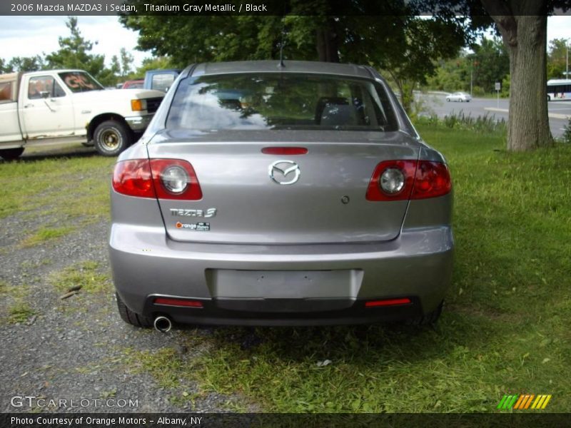 Titanium Gray Metallic / Black 2006 Mazda MAZDA3 i Sedan