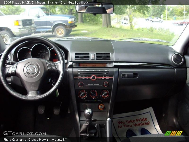 Titanium Gray Metallic / Black 2006 Mazda MAZDA3 i Sedan
