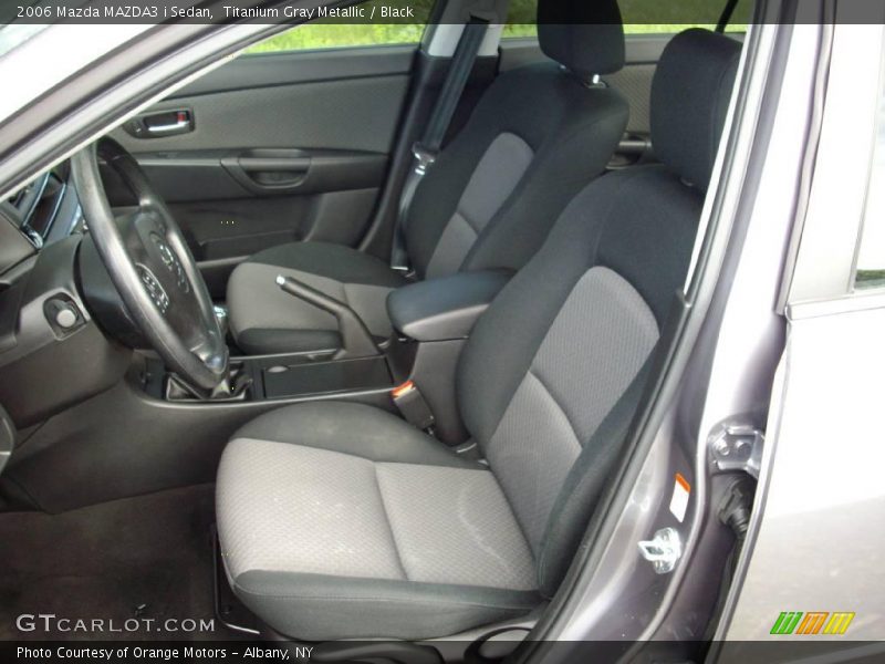 Titanium Gray Metallic / Black 2006 Mazda MAZDA3 i Sedan