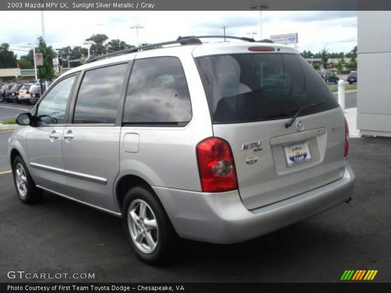 Sunlight Silver Metallic / Gray 2003 Mazda MPV LX