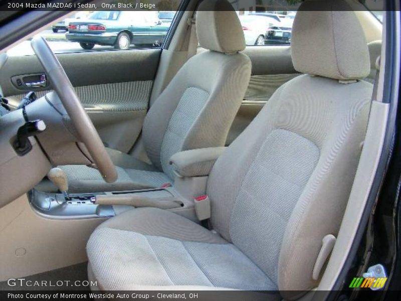 Onyx Black / Beige 2004 Mazda MAZDA6 i Sedan
