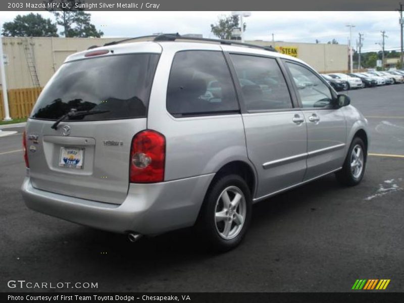 Sunlight Silver Metallic / Gray 2003 Mazda MPV LX