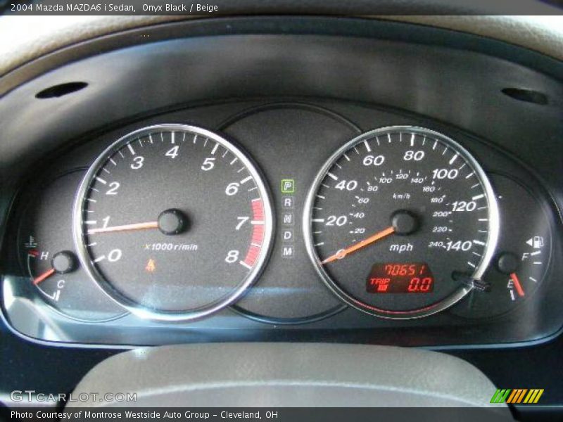 Onyx Black / Beige 2004 Mazda MAZDA6 i Sedan