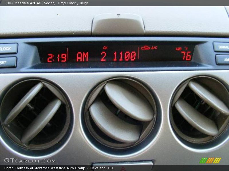 Onyx Black / Beige 2004 Mazda MAZDA6 i Sedan