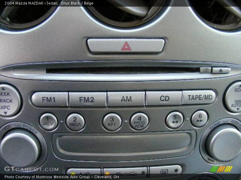 Onyx Black / Beige 2004 Mazda MAZDA6 i Sedan
