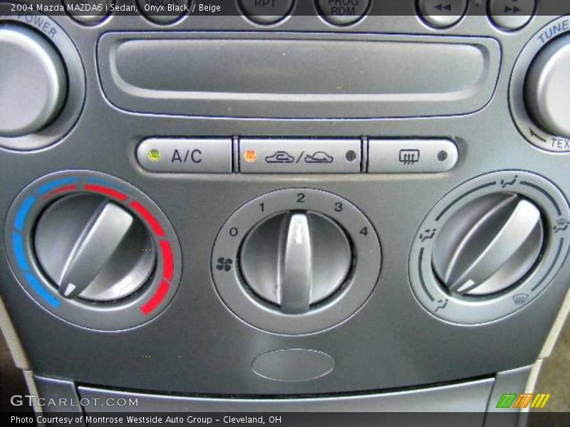 Onyx Black / Beige 2004 Mazda MAZDA6 i Sedan