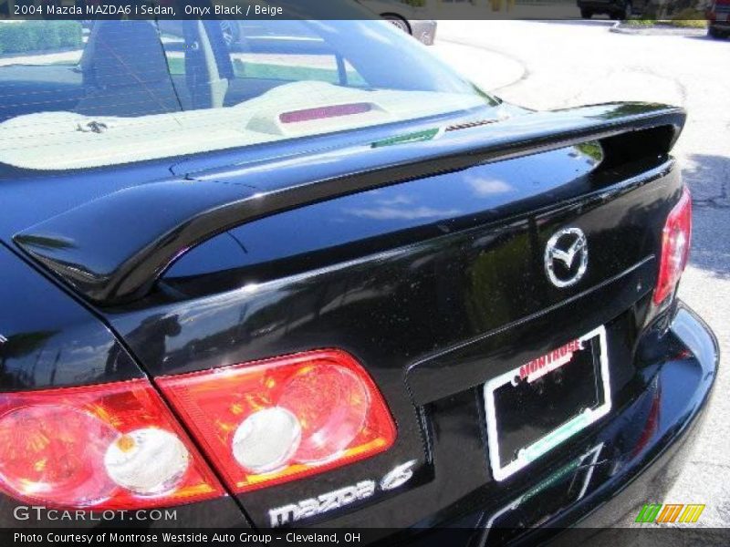 Onyx Black / Beige 2004 Mazda MAZDA6 i Sedan