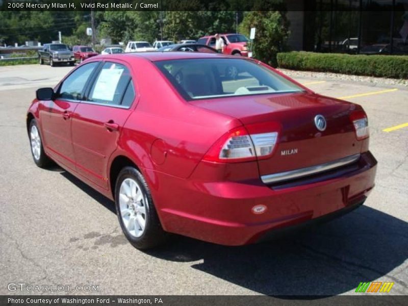 Vivid Red Metallic / Camel 2006 Mercury Milan I4