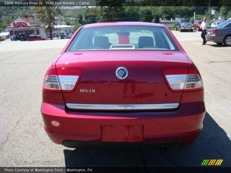 Vivid Red Metallic / Camel 2006 Mercury Milan I4