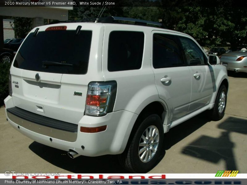 White Suede / Stone 2010 Mercury Mariner V6 Premier 4WD