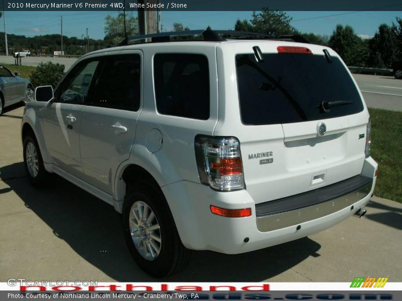 White Suede / Stone 2010 Mercury Mariner V6 Premier 4WD