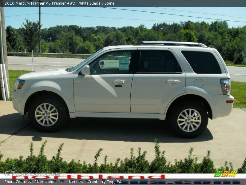 White Suede / Stone 2010 Mercury Mariner V6 Premier 4WD