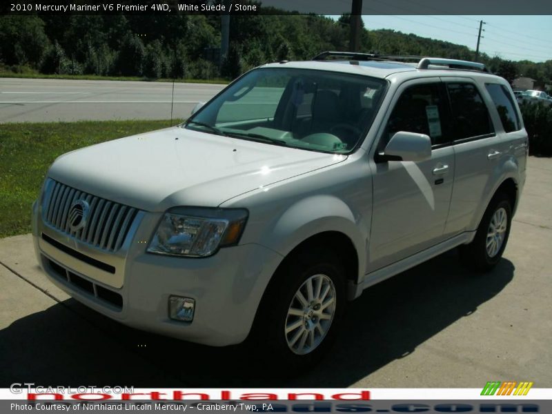 White Suede / Stone 2010 Mercury Mariner V6 Premier 4WD