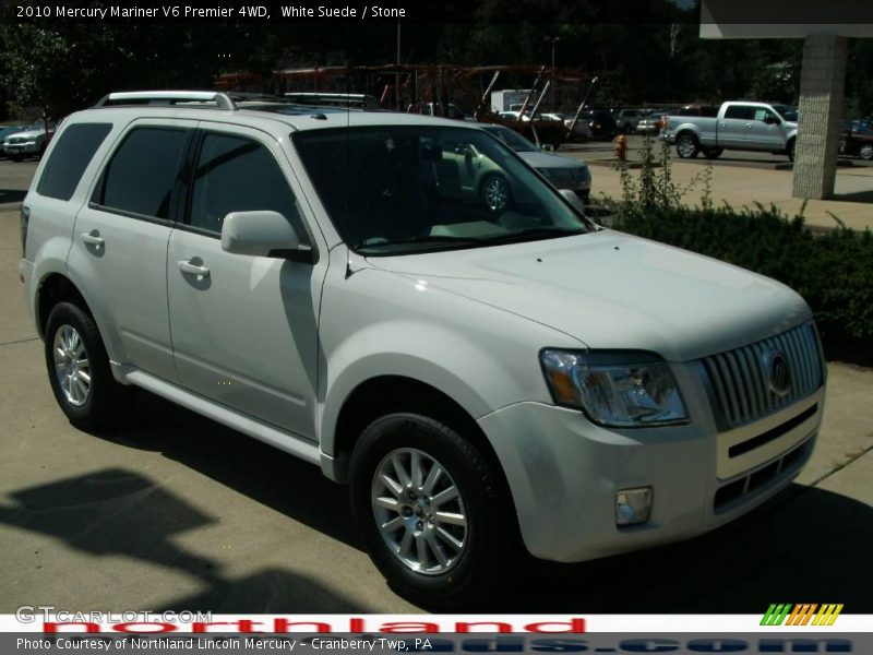 White Suede / Stone 2010 Mercury Mariner V6 Premier 4WD
