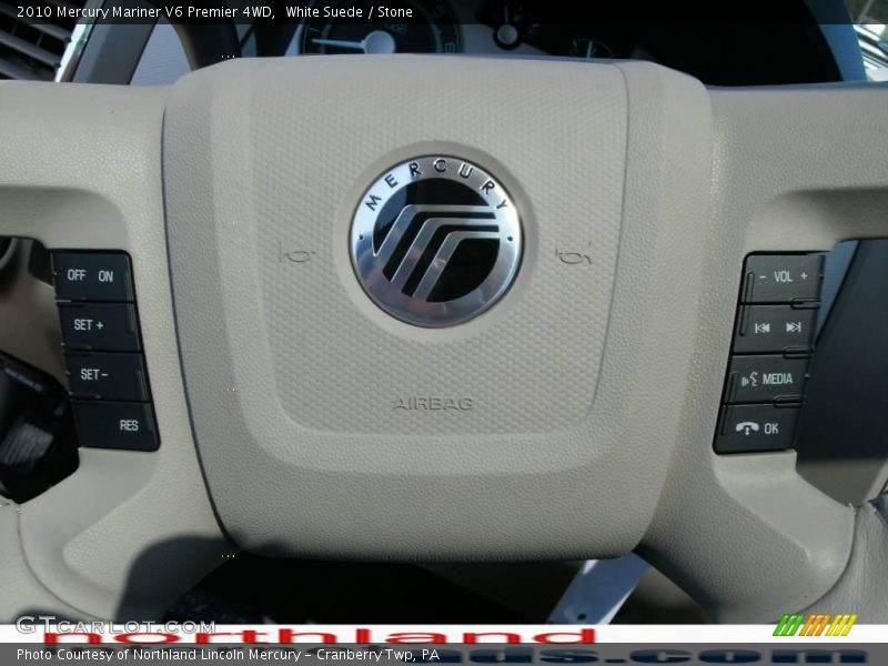 White Suede / Stone 2010 Mercury Mariner V6 Premier 4WD