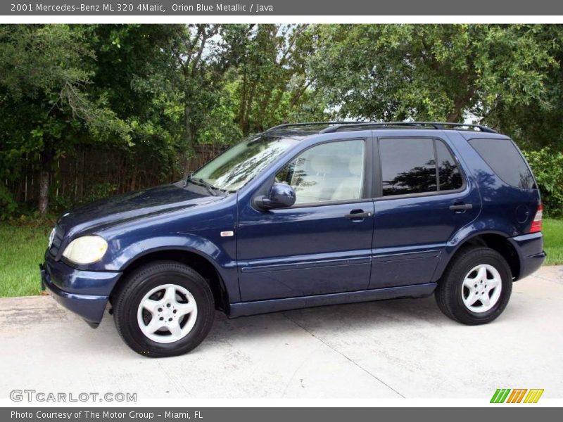 Orion Blue Metallic / Java 2001 Mercedes-Benz ML 320 4Matic