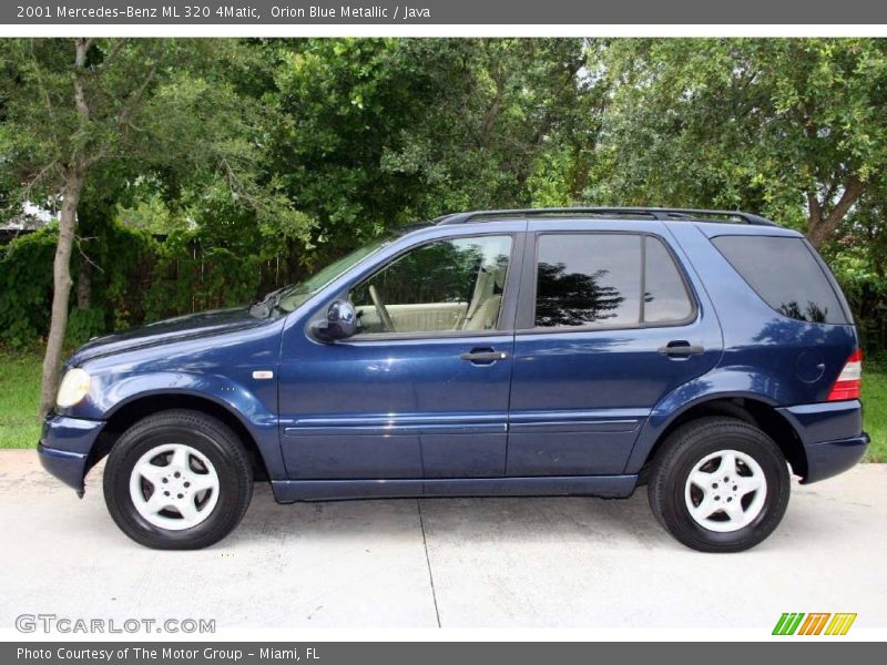 Orion Blue Metallic / Java 2001 Mercedes-Benz ML 320 4Matic