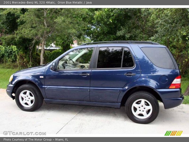 Orion Blue Metallic / Java 2001 Mercedes-Benz ML 320 4Matic