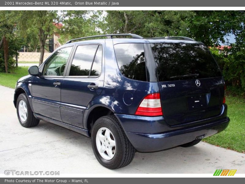 Orion Blue Metallic / Java 2001 Mercedes-Benz ML 320 4Matic