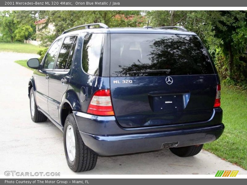 Orion Blue Metallic / Java 2001 Mercedes-Benz ML 320 4Matic