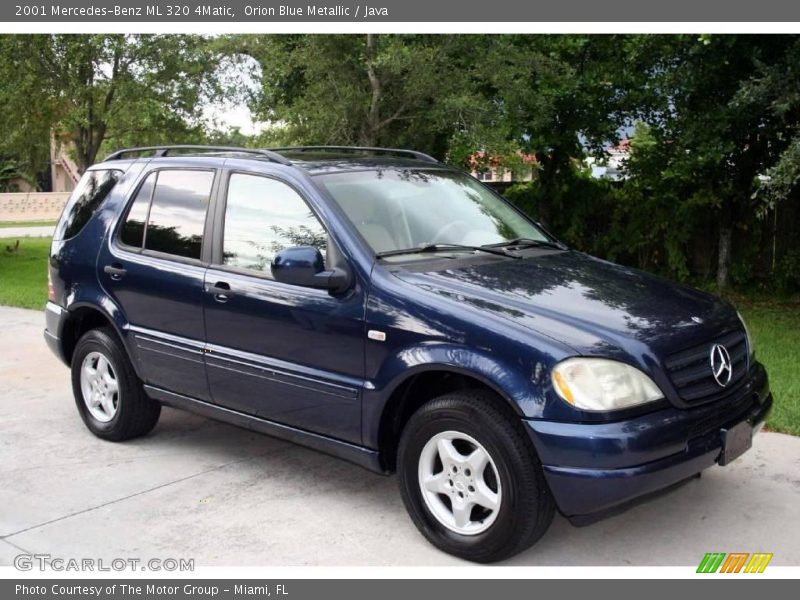 Orion Blue Metallic / Java 2001 Mercedes-Benz ML 320 4Matic