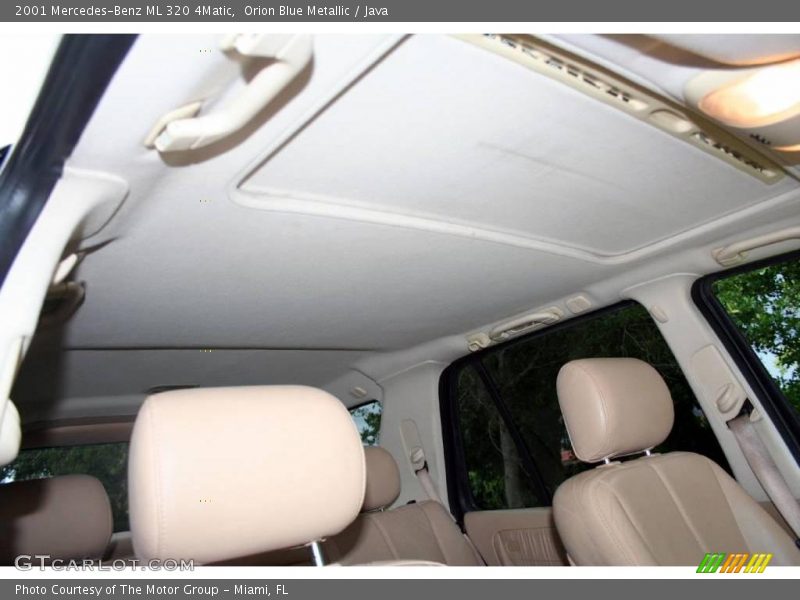 Orion Blue Metallic / Java 2001 Mercedes-Benz ML 320 4Matic
