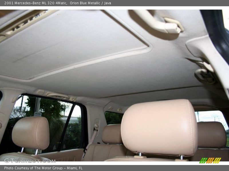 Orion Blue Metallic / Java 2001 Mercedes-Benz ML 320 4Matic