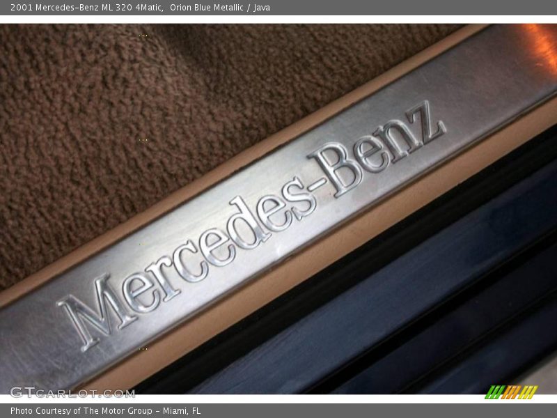 Orion Blue Metallic / Java 2001 Mercedes-Benz ML 320 4Matic