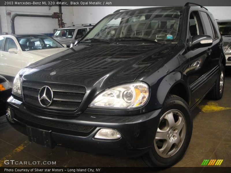 Black Opal Metallic / Ash 2003 Mercedes-Benz ML 320 4Matic