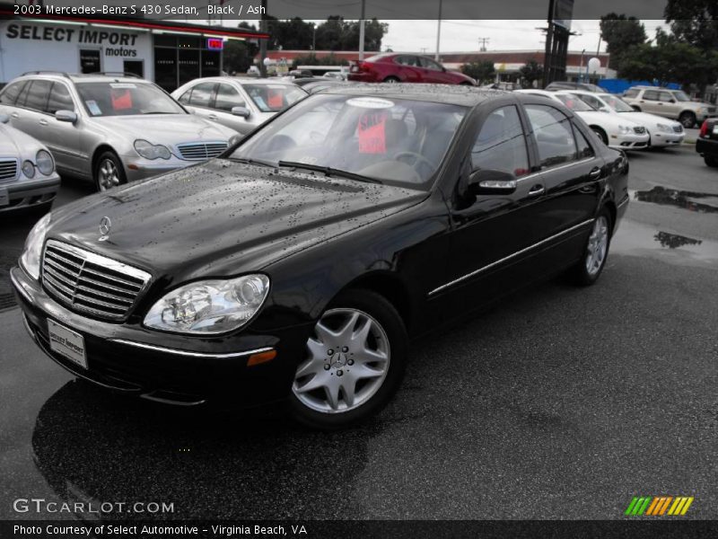 Black / Ash 2003 Mercedes-Benz S 430 Sedan