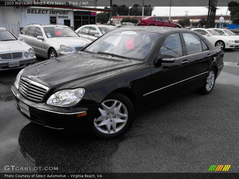 Black / Ash 2003 Mercedes-Benz S 430 Sedan