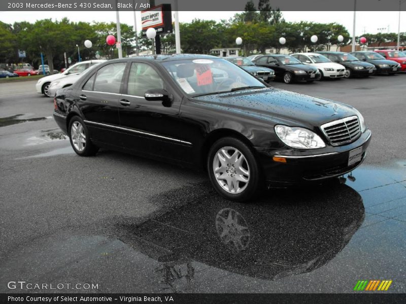Black / Ash 2003 Mercedes-Benz S 430 Sedan