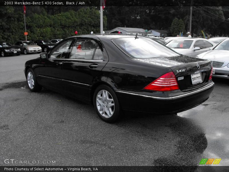 Black / Ash 2003 Mercedes-Benz S 430 Sedan