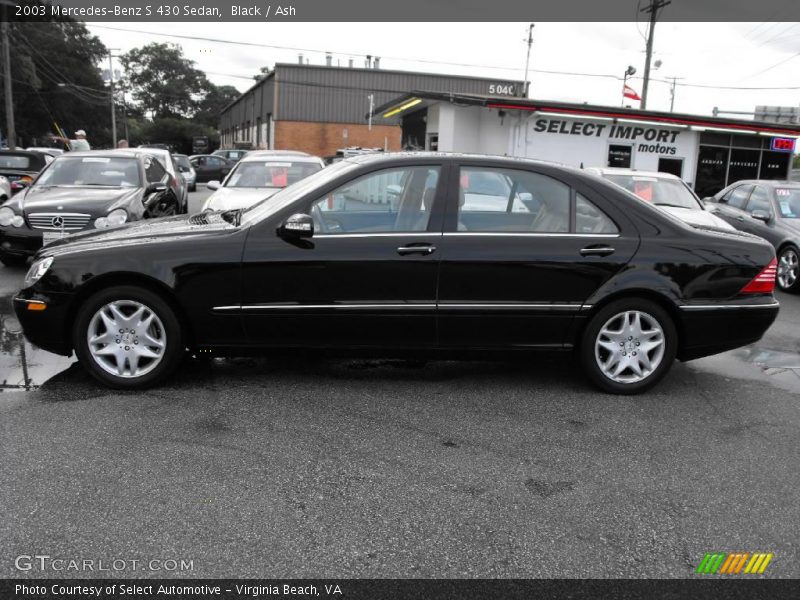 Black / Ash 2003 Mercedes-Benz S 430 Sedan