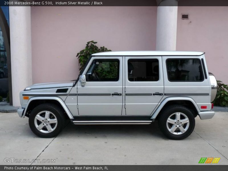 Iridium Silver Metallic / Black 2008 Mercedes-Benz G 500