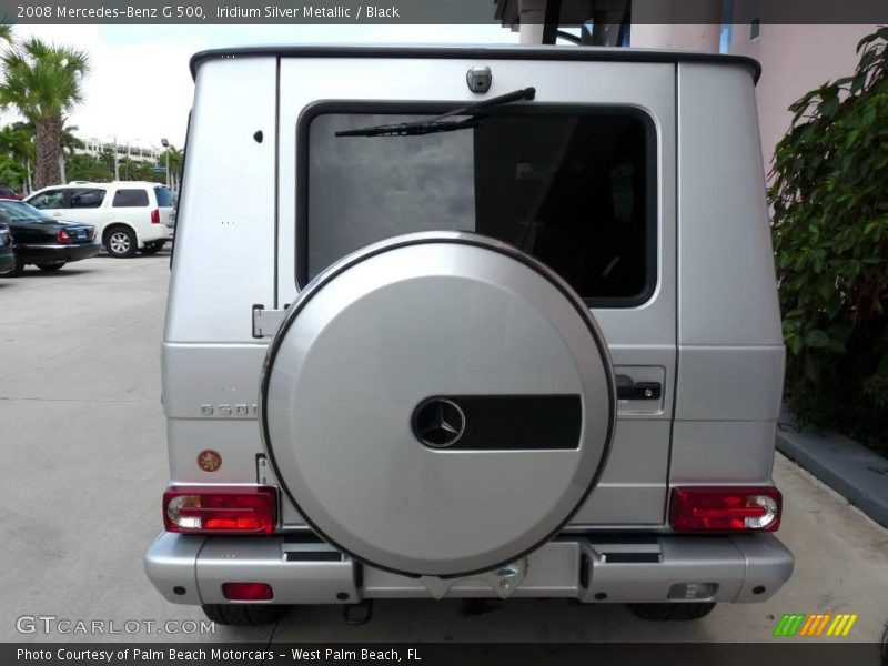 Iridium Silver Metallic / Black 2008 Mercedes-Benz G 500