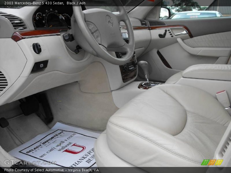 Black / Ash 2003 Mercedes-Benz S 430 Sedan