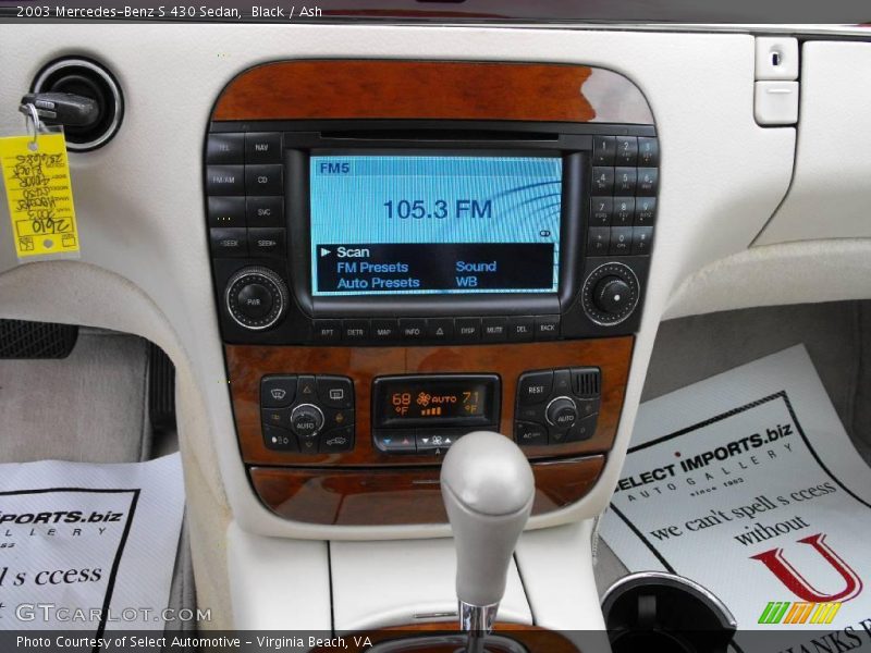 Black / Ash 2003 Mercedes-Benz S 430 Sedan