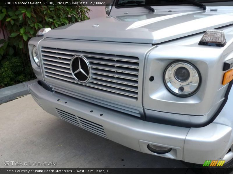 Iridium Silver Metallic / Black 2008 Mercedes-Benz G 500