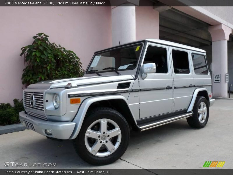 Iridium Silver Metallic / Black 2008 Mercedes-Benz G 500