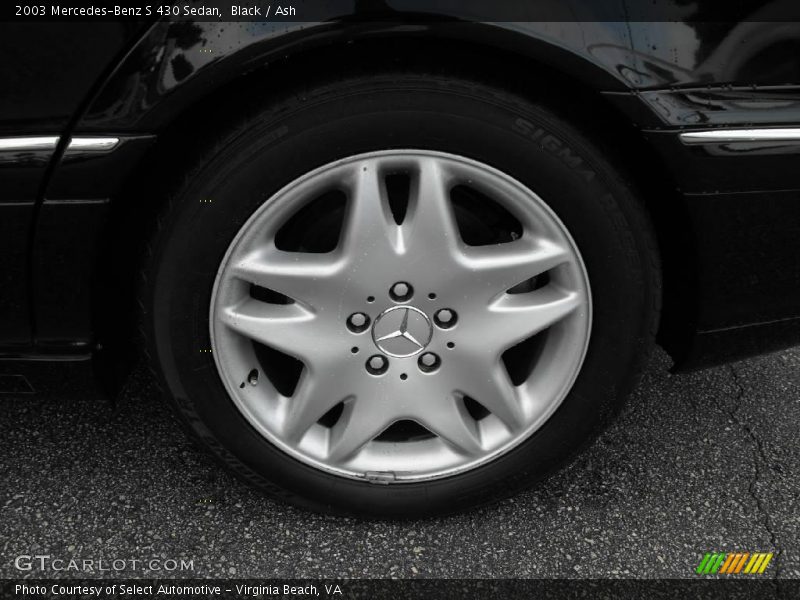 Black / Ash 2003 Mercedes-Benz S 430 Sedan