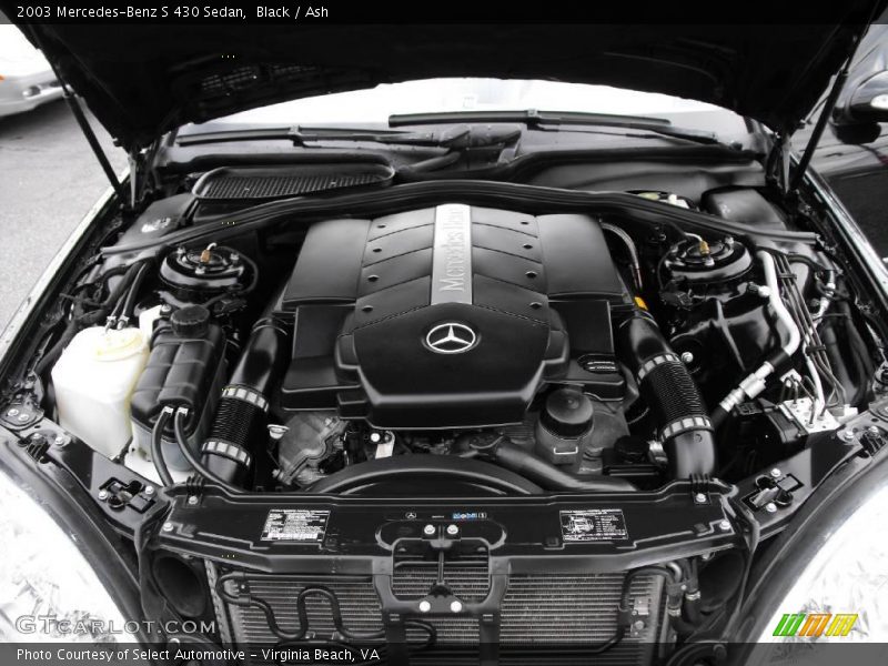 Black / Ash 2003 Mercedes-Benz S 430 Sedan