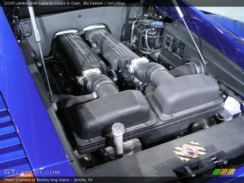 Blu Caelum / Ivory/Blue 2008 Lamborghini Gallardo Coupe E-Gear