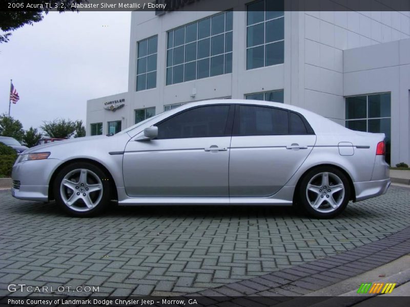 Alabaster Silver Metallic / Ebony 2006 Acura TL 3.2