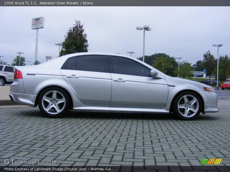 Alabaster Silver Metallic / Ebony 2006 Acura TL 3.2